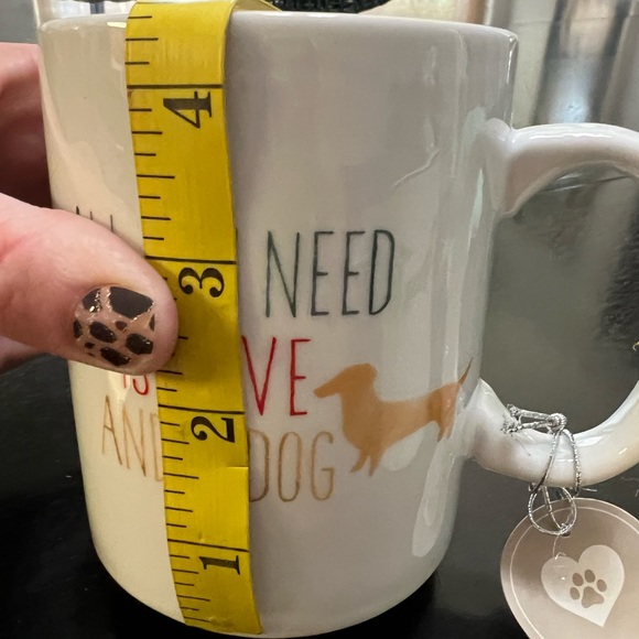 Fringe dachshund mug ALL YOU NEED IS ❤️ and A DOG NEW - Picture 6 of 7